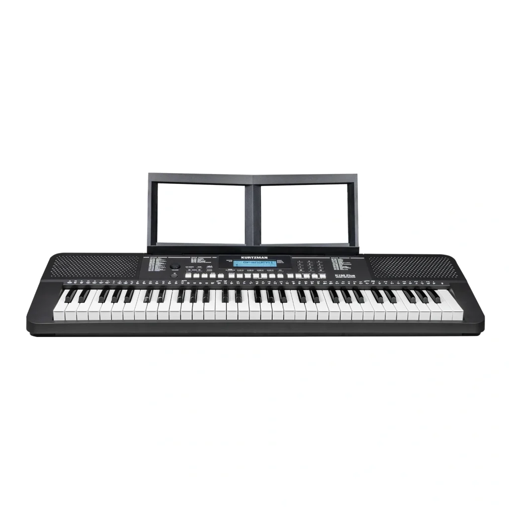 đàn organ kurtzman k195 plus đen và giá sách_minhphungmusic